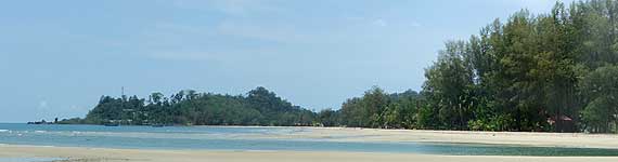 Blick richtung Chai Chet Resort