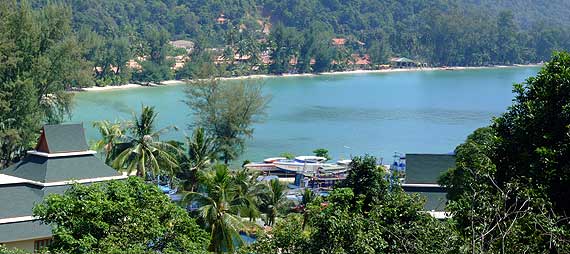 Aussicht auf den Klong Phrao Beach